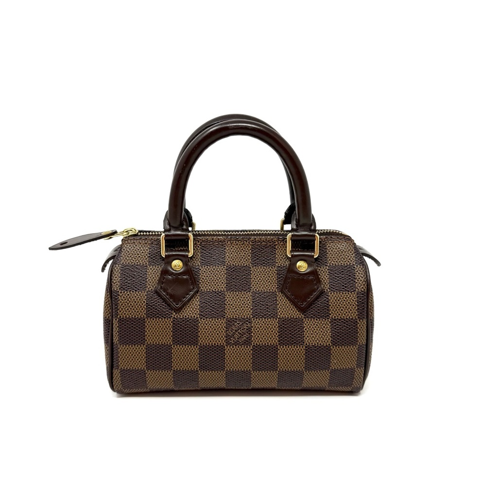 Louis Vuitton Mini HL Speedy Nano Handbag Damier Ebene Limited Ed Special Order